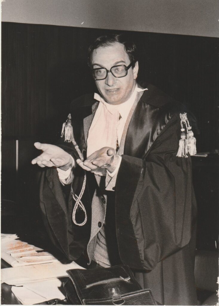 Avv. Renato Ellero in udienza