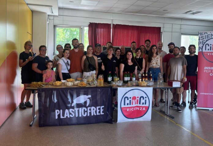Civici per Vicenza, plastic free alla Cooperativa insieme Civici per Vicenza, plastic free alla Cooperativa insieme