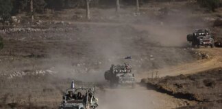 Attacchi aerei di Israele nel sud della Siria in risposta al lancio di razzi verso il Golan