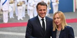 Italia-Francia, Meloni: “Con Macron rafforzato dialogo e coordinamento”