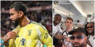 Juventus, gaffe di Douglas Luiz: posta foto con Thuram, ma tagga l’attaccante dell’Inter