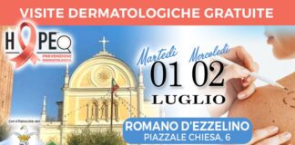 A Romano d’Ezzelino luglio inizia con due giorni di controllo gratuito dei nei, grazie a HOPE e Progetti del Cuore romano d'ezzelino controllo dei nei