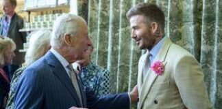 Re Carlo nominerà cavaliere David Beckham per il suo impegno nella beneficenza