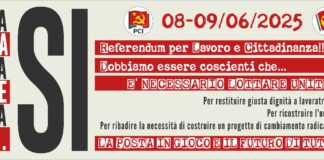 Referendum, appello del PCI: 5 sì l’8 e il 9 giugno Referendum, i 5 sì del PCI