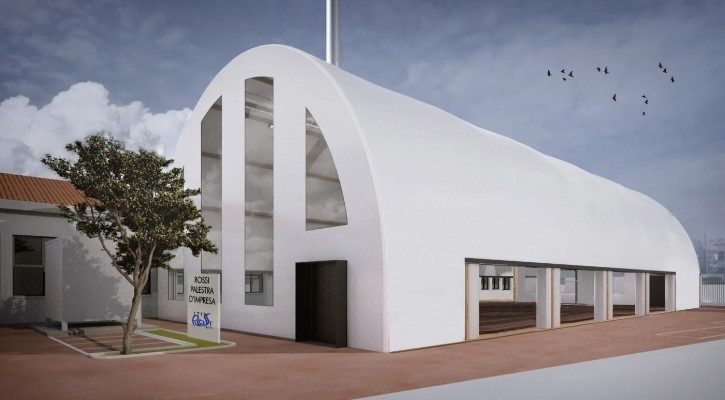 rendering progetto palestra Rossi