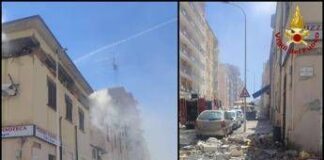 Sassari, esplosione in una palazzina: un ferito grave
