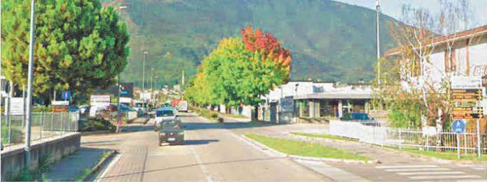 Via Veneto Ok Schio Una foto di via Veneto interessata dai lavori.
