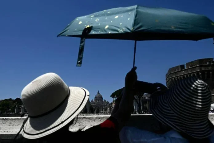caldo_turista_roma_afp caldo