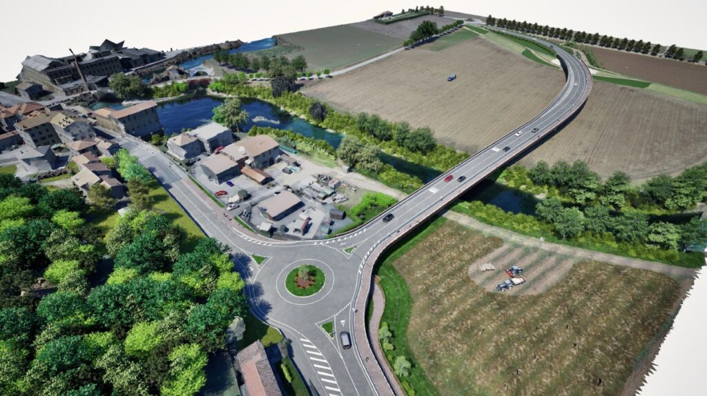 rendering nuovo ponte di debba