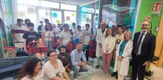 L’Istituto Cruillas a Villa Sofia, i musicisti suonano per i piccoli ricoverati