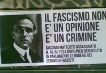 Sfregio alla lapide di Giacomo Matteotti. Psi di Vicenza: “Il fascismo sarà pure morto, ma il suo fantasma continua a materializzarsi…” fascismo morto? forse no