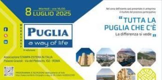 A Roma la V edizione di ‘Puglia, a way of life’ con il governatore Emiliano