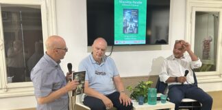 Galla 1880, Massimo Parolin e Stefano Ferrio incantano con “Demoni a Vicenza. Amicizia oltre il tempo”: 144 pagine, 12€, un lungo flash back Alberto Galla introduce la presentazione di "Demoni a Vicenza. Amicizia oltre il tempo"