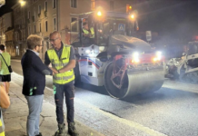 Vicenza, conclusa la prima tranche di asfaltature estive: 400 mila euro per dieci strade. In arrivo nuovi lavori per oltre 1,2 milioni Asfaltature estive a Vicenza, Giacomo Possamai in sopralluogo