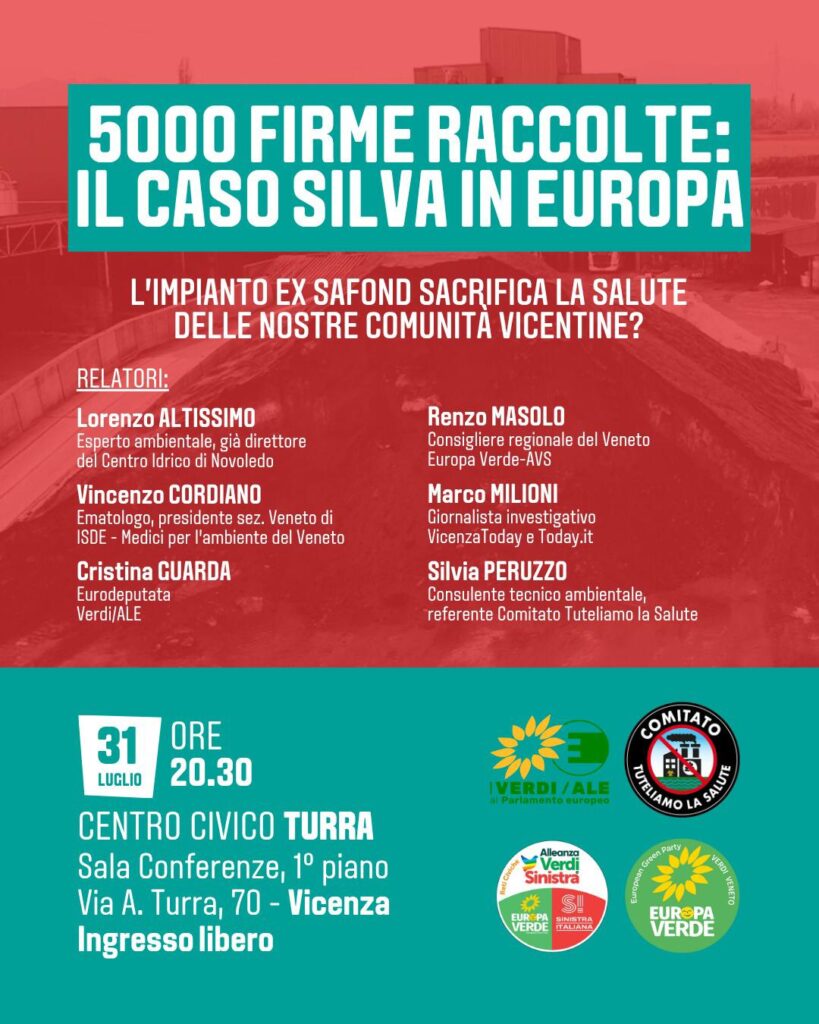 Assemblea a Vicenza casi Silva Comitato Tuteliamo la salute