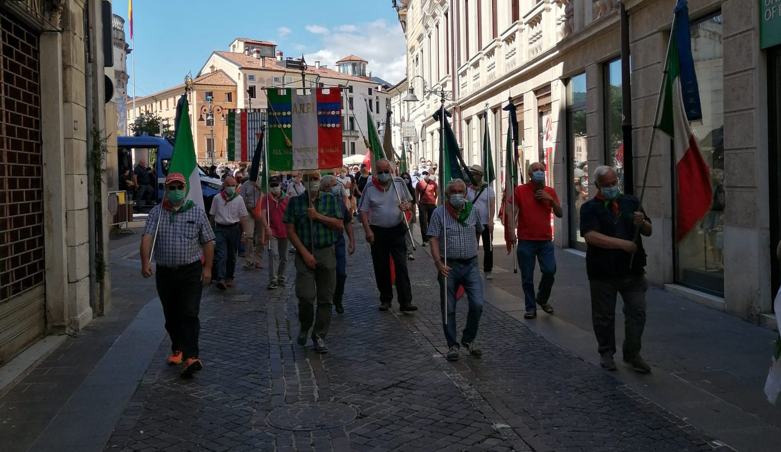 Contro manifestazione dell'ANPI nel giorno del ricordo dell'eccidio di Schio (foto d'archivio)