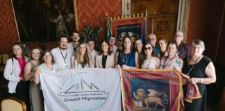 “Veneti-brasiliani” da Morro Grande a Venezia. Cavinato (Lega-LV): «I nostri emigranti, ambasciatori di valori. Il Veneto sempre casa loro» Delegazione di veneti brasiliani a palazzo Ferro Fini