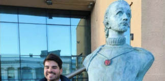 Vicenza prepara il Patto di Amicizia con Punta Arenas: il consigliere Elia Pizzolato in missione tra i luoghi di Pigafetta Elia Pizzolato a Punta Arenas davanti alla statua di Pigafetta