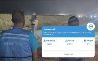 Gaza, perché l’aiuto non arriva: i camion sequestrati dalle milizie armate