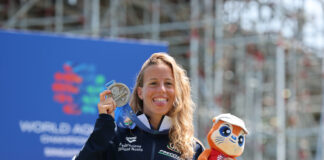 Taddeucci argento iridato nella 3 km sprint knock out, quarto Paltrinieri