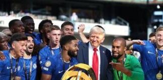 Il Chelsea festeggia il Mondiale per club. E Trump non se ne va