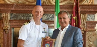 Il sindaco di Venezia incontra il nuovo comandante della scuola navale militare
