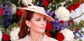 Kate Middleton omaggia la moda francese per la visita di Macron