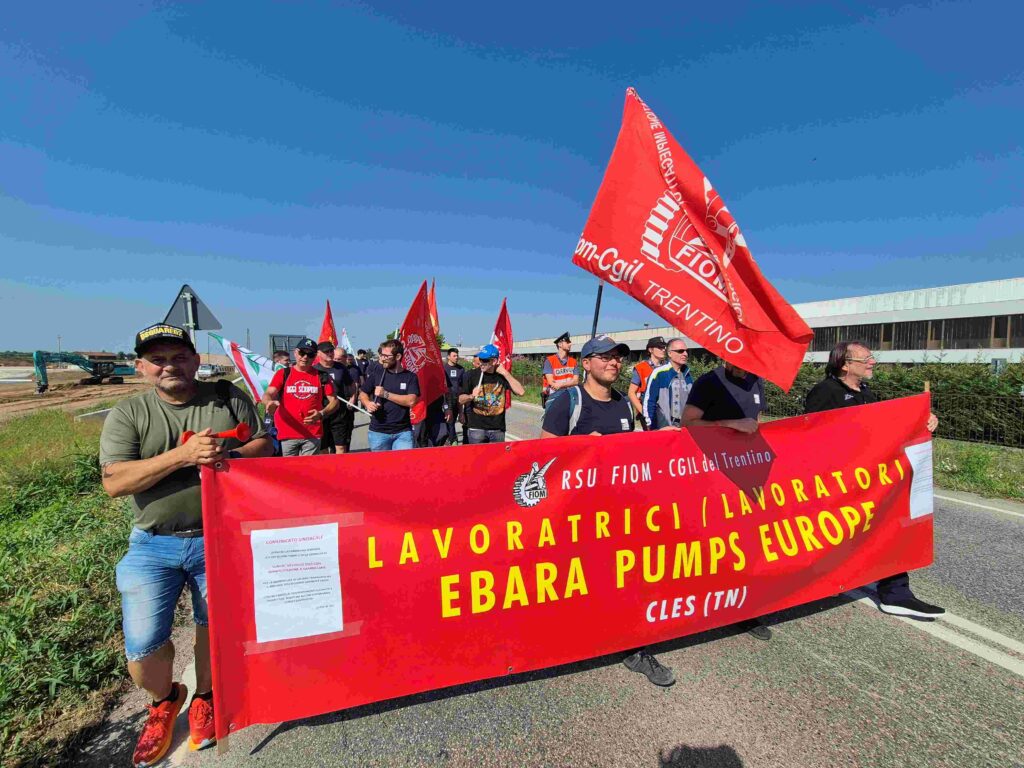 Lavoratori Ebara Pumps Cles