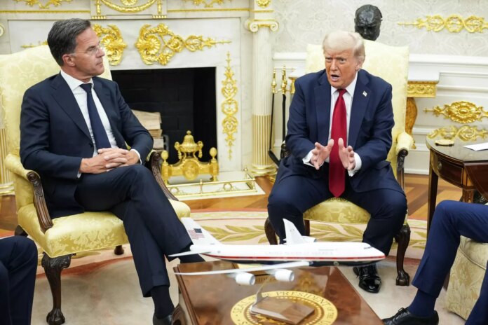 Mark-Rutte-e-Donald-Trump