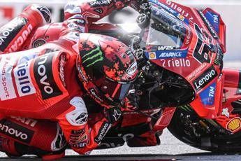 MotoGp Repubblica Ceca, Bagnaia in pole davanti a Marc Marquez e Quartararo