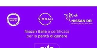 Nissan Italia ottiene la certificazione per la parità di genere