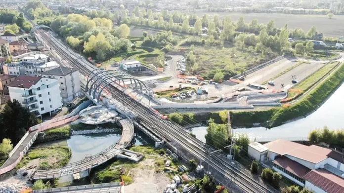 Rendering stazione e fermata Mestre Olimpia