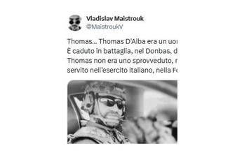 Ucraina, morto un italiano in battaglia a Sumy