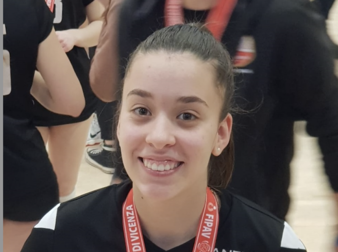 Una giovanissima del vivaio promossa nella B1 della Volksbank Vicenza Volley Rossella Coradin