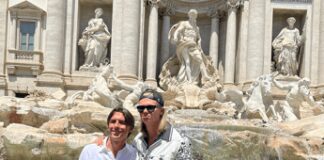 ‘Vacanze romane’ di Haaland, da Fontana di Trevi a Piazza di Spagna