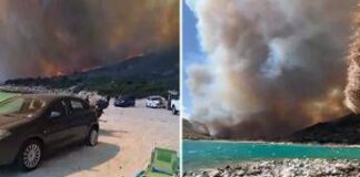 Villasimius, incendio oggi minaccia spiaggia: bagnanti in fuga