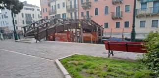 Venezia, al via i lavori di rifacimento del Ponte Case Nove a Cannaregio