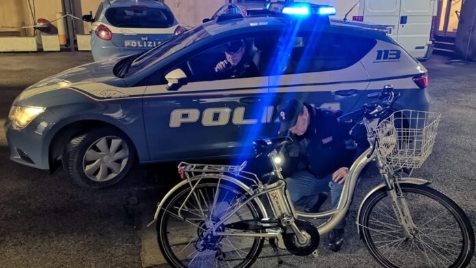 bici questura polizia di vicenza ferma libico irregolare