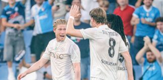 De Bruyne gol e il Napoli vince all’esordio: Sassuolo battuto 2-0