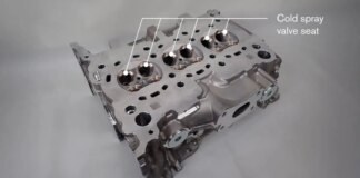 Nissan, prime sedi valvole realizzate con tecnologia cold spray