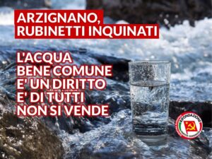 Acqua bene comune non si vende (Rifondazione comunista)
