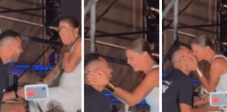 Alessandra Amoroso, sorpresa a fine concerto: la proposta di matrimonio di Valerio