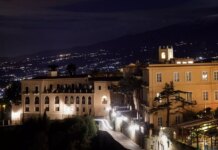 Incendio sotto il belvedere di Taormina, intervento dei Vigili del Fuoco