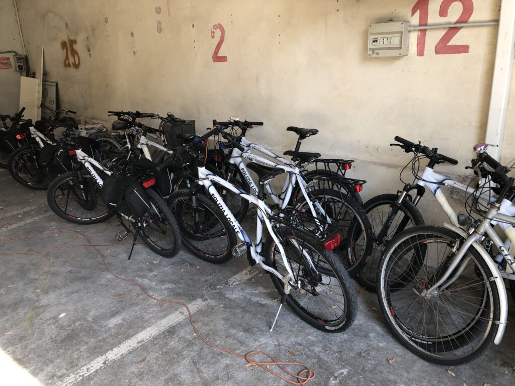 Bici da riparare in contrà Soccorso Soccorsetto
