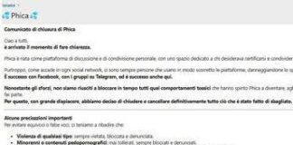 Chiude forum sessista ‘Phica’: “Non siamo riusciti a bloccare comportamenti tossici”