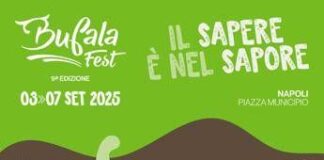 Food, Napoli: dal 3 al 7 settembre torna ‘Bufala Fest – Non solo mozzarella’