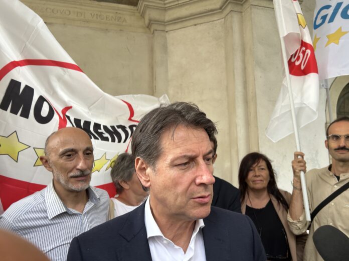 Giuseppe Conte a Vicenza Giuseppe Conte a Vicenza