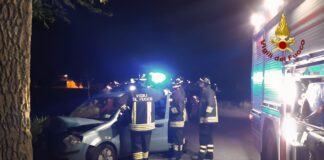 Altavilla Vicentina, Vigili del fuoco: auto fuori strada, guidatore in ospedale