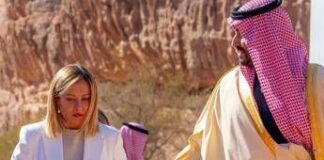 Israele-Gaza, Meloni sente bin Salman: “No all’escalation, pace giusta è solo con due Stati”