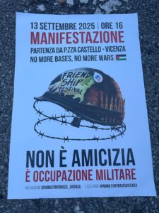 L'anteprima in esclusiva del manifesto della manifestazione contro l'Italia-America Friendship Festival